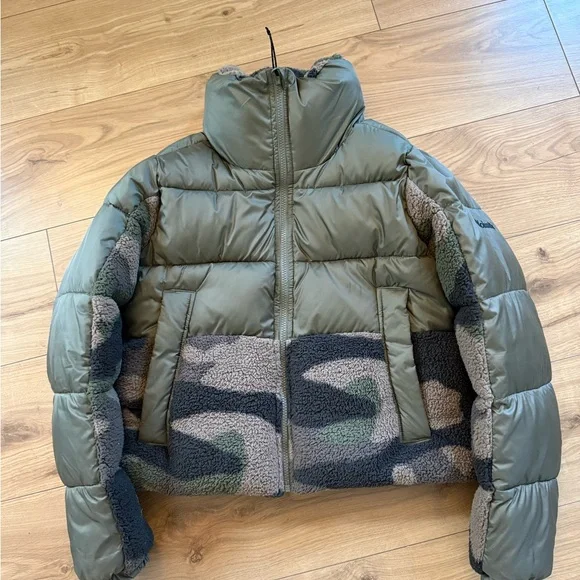 Columbia camo hooded puffer jacket Columbia Camo Jacket - Etsy